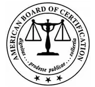 American Board of Certification seal recognizing certified expertise in Creditors' Rights Law